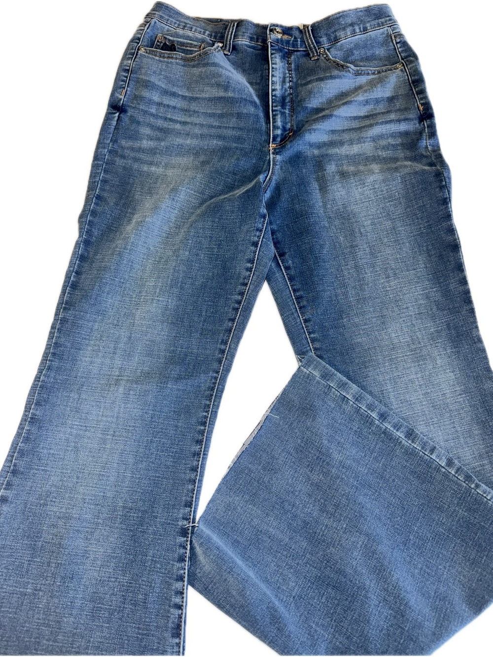 Christian Siriano x Gloria Vanderbilt Collab Chrissie High Rise Flared Jeans